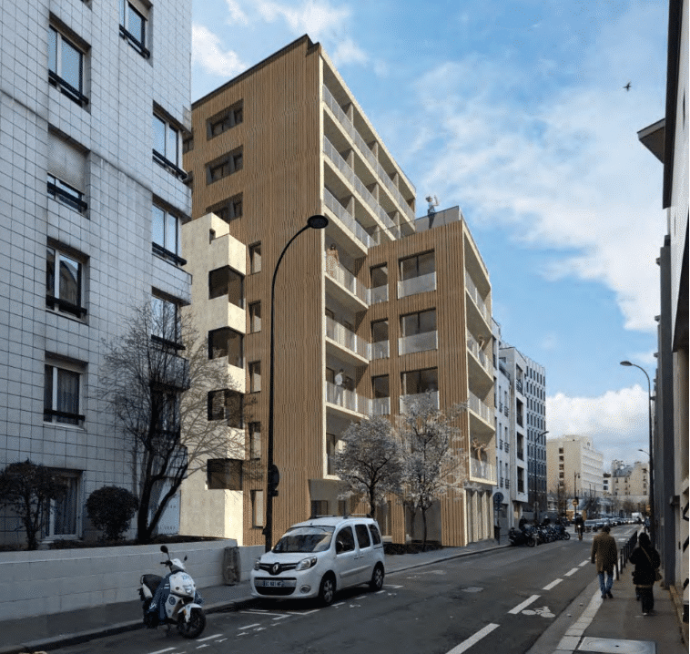Batîment surélevé construction modulaire bas carbone