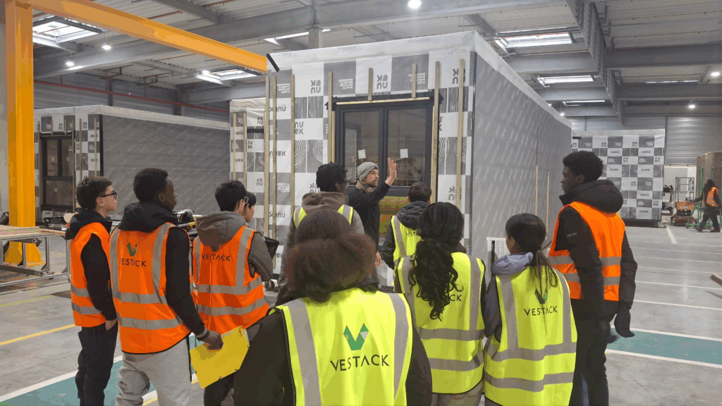 Visite scolaire à l'usine Vestack